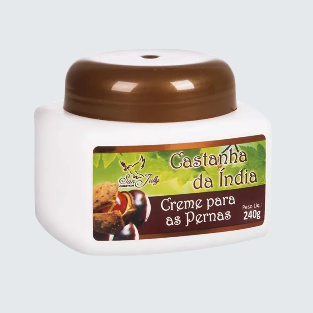 Creme para Má Circulação Castanha da India 240g - KIT COM 3