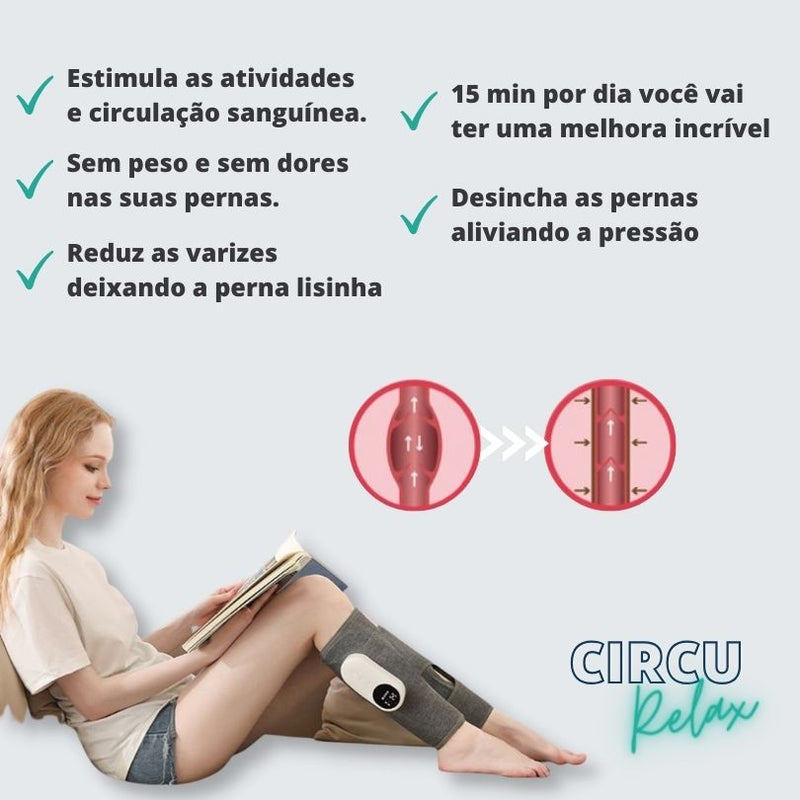 CIRCURelax™ - Terapia para pernas inchadas e doloridas