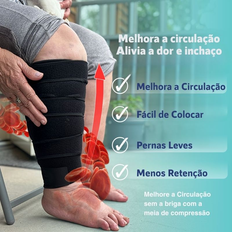 Faixa de Compressão para Circulação nas Pernas