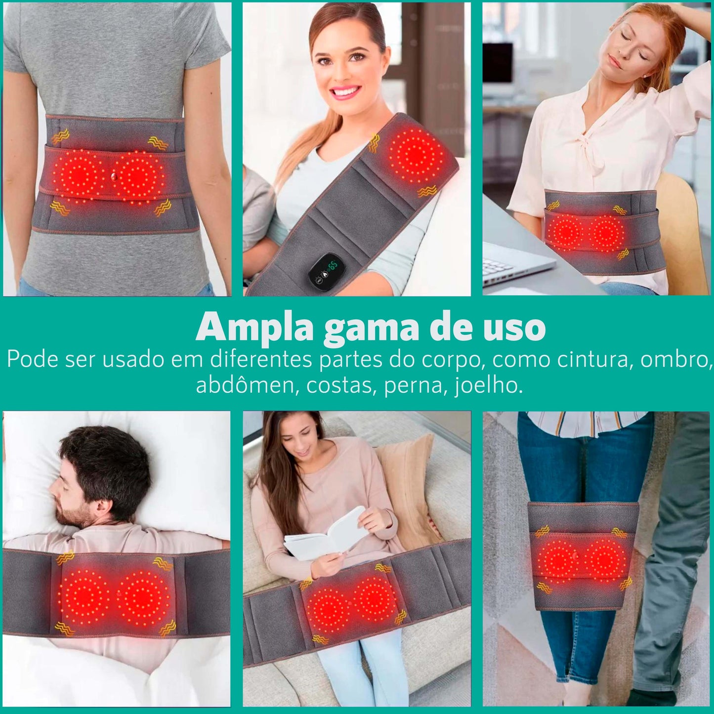 THERMOLOMBAR - Cinta massageadora e aquecimento